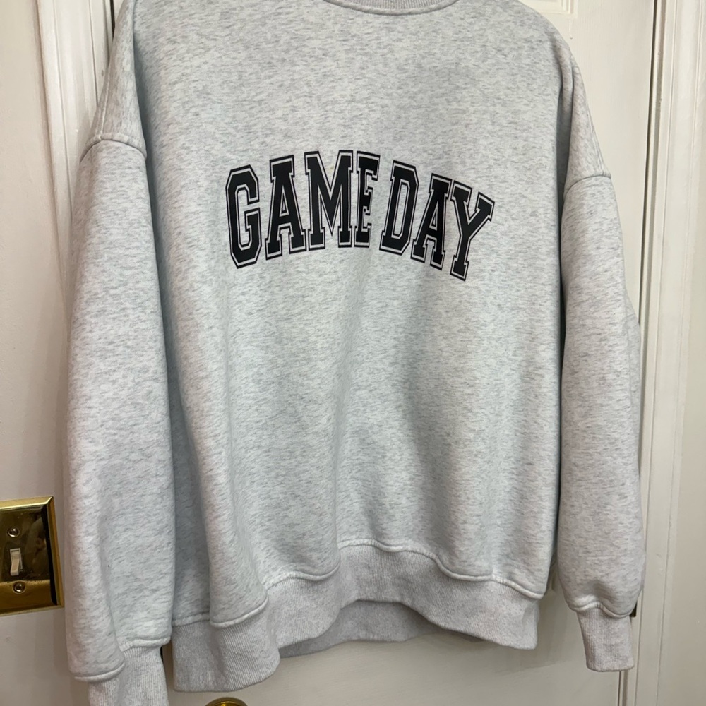 Gray 'Game Day' Sweatshirt